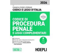 Codice di procedura penale e leggi complementari 2026. Nuova ediz.