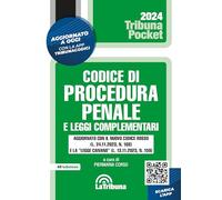 Codice di procedura penale e leggi complementari. Con App Tribunacodici