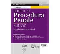 Codice di procedura penale e leggi complementari. Ediz. minor