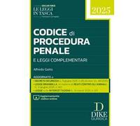 Codice di procedura penale e leggi complementari Pocket 2025. Con aggiornamento codice online