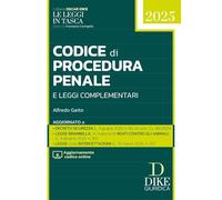 Codice di procedura penale e leggi complementari Pocket 2025. Con aggiornamento codice online