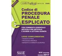 Codice di procedura penale esplicato. Con commento essenziale articolo per articolo e schemi a lettura guidata. Leggi complementari