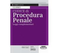 Codice di procedura penale. Leggi complementari