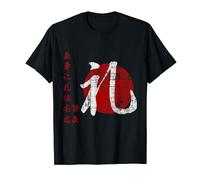Codice Guerriero Samurai Bushido Caratteri giapponesi REI Rispetto Maglietta