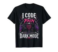 Codice Il Mio Dolore in modalità oscura Emo Nerd Maglietta