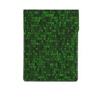 Codice informatico decimale verde del programmatore, Custodia per laptop in pelle PU, borsa per notebook, custodia per laptop, custodia per tablet