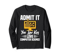 Codice insegnante di informatica che ami l'informatica Maglia a Manica