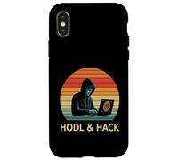 Codice IT Hacker Terminal Bitcoiner Cybersecurity Tech Bitcoin Custodia per iPhone X/XS