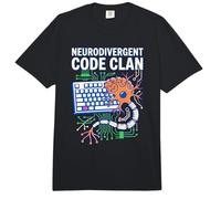 Codice neurodivergente Clan Codifica AUT Brain Computer Interface Comfort Colors Adult Heavyweight T-Shirt