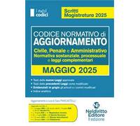 Codice normativo di aggiornamento. Codici per il concorso in Magistratura 2025