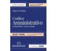 Codice normativo di diritto amministrativo 2026 per il concorso i
