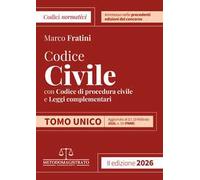 Codice normativo di Diritto Civile 2026 per il concorso in Magistratura