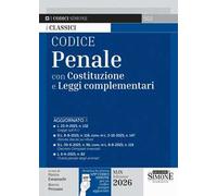 Codice penale con Costituzione e leggi complementari. Con APP CODICI SIMONE per un codice sempre aggiornato