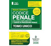 Codice penale e di procedura penale 2026 normativo per il concorso in magistratura aggiornato al D.L. Sicurezza