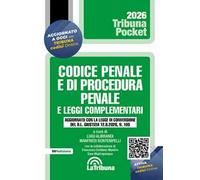 Codice penale e di procedura penale e leggi complementari 2026