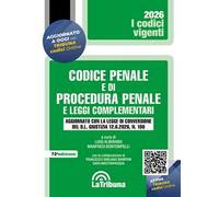Codice penale e di procedura penale e leggi complementari 2026