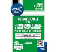 Codice penale e di procedura penale e leggi complementari per le Forze dell'Ordine. 2026. Aggiornato tramite la piattaforma Tribuna Codici online