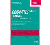 Codice penale e di procedura penale e leggi complementari. Top 2026. Con aggiornamento online. Con estensioni online