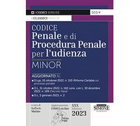 Codice penale e di procedura penale per l'udienza. Ediz. minor