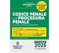 Codice penale e di procedura penale plus. Settembre 2025 - [Neldiritto.it]
