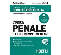 Codice penale e leggi complementari 2014. Ediz. minor
