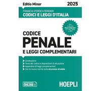 Codice penale e leggi complementari. Ediz. Minor 2025 - 2025 - Ho
