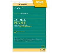 Codice penale. Leggi complementari e codice di procedura penale 2025. Con aggiornamento online