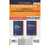 Codice penale maxi con appendice di aggiornamento maggio 2021. Magistratura, avvocatura e concorsi di fascia alta