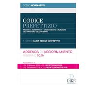 Codice prefettizio. Addenda di aggiornamento. Febbraio 2026