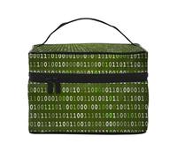 Codice programmatore digitale, borsa da viaggio per il trucco da donna, grande organizer per cosmetici