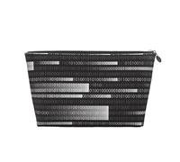 Codice programmatore Nero, Borsa da toilette Borsa per trucco Borsa per cosmetici Borsa da toilette da viaggio portatile