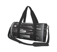 Codice programmatore Nero, Borsone da viaggio di grande capacità Borsa rotonda Borsa da viaggio sportiva Borsa da viaggio Borsa da fitness