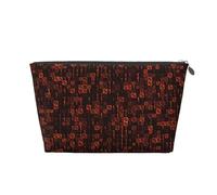 Codice programmatore Rosso, Borsa da toilette Borsa per trucco Borsa per cosmetici Borsa da toilette da viaggio portatile