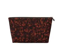 Codice programmatore Rosso, Borsa per il trucco Borsa per cosmetici Borsa da toilette da viaggio portatile Borsa da toilette