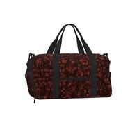 Codice programmatore rosso,Borsa sportiva a tracolla, borsone sportivo, borsa da viaggio di grande capacità per uomo e donna