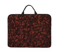 Codice programmatore rosso, Custodia per laptop da 14 pollici, borsa per notebook, custodia per laptop, valigetta con maniglia