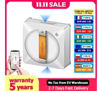 (Codice promozionale:AEEU03) Robot per la pulizia delle finestre Liectroux YW710, doppio spruzzo d'acqua, mop bagnato di vetro intelligente, aspirapolvere robot per la casa, lavoro senza bordo,