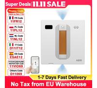 (Codice promozionale:EU6006)Robot Lavavetri ABIR WD8, Doppia Spruzzatura d'Acqua, Memoria Intelligente, Potente Aspirazione a Vuoto, Sensore Laser, Robot per la Pulizia delle Vetrate Domestiche,