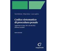 Codice sistematico di procedura penale