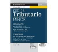 Codice tributario minor - 2026 - Edizioni Giuridiche Simone