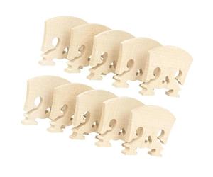 Codice violino mano 10 pz/set 4/4 ponti lucidi ponte in legno di acero violino accessori violino per principianti
