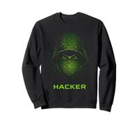 Codici binari Hacker Sviluppatore di Software IT Cybersecurity Felpa