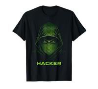 Codici binari Hacker Sviluppatore di Software IT Cybersecurity Maglietta