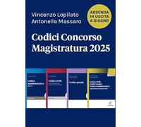 Codici Concorso Magistratura 2025