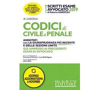 Codici di civile e penale. Annotati con la giurisprudenza più recente e delle sezioni unite. Con aggiornamento online