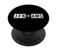 Codici JFK AMS da New York a Amsterdam PopSockets PopGrip Adesivo