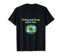 Codifica Adulti Amichevole Puzzle Time Programmer Umorismo Maglietta
