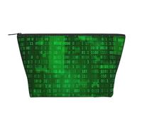 Codifica dati binari del programmatore, Borsa da toilette Borsa per trucco Borsa per cosmetici Borsa da toilette da viaggio portatile