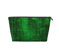 Codifica dati binari del programmatore, Borsa da toilette Borsa per trucco Borsa per cosmetici Borsa da toilette da viaggio portatile