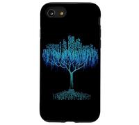 Codifica dell'albero binario Nerd Coder Programmatore di computer Scienza Custodia per iPhone SE (2020) / 7/8